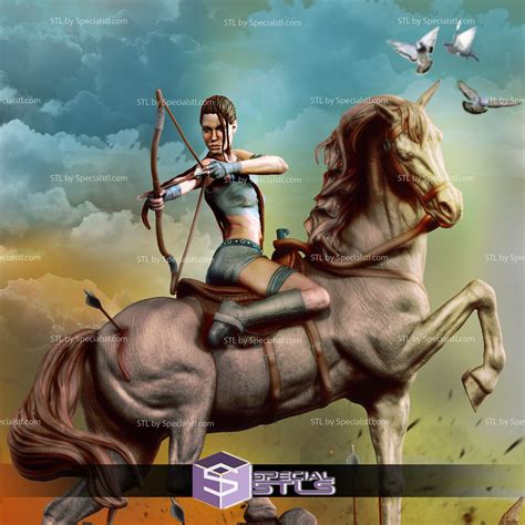 horse lara croft|3d horse lara croft .